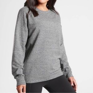 Athleta Grey Pullover